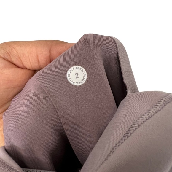 Lululemon In Movement Everlux Tight Size 2- Everluxe Dark Chrome - Picture 5 of 8